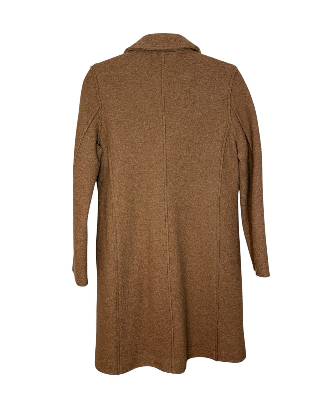 J.Crew Women’s Daphne Italian Boiled Wool Topcoat Tan Size 4 - Picture 3 of 6
